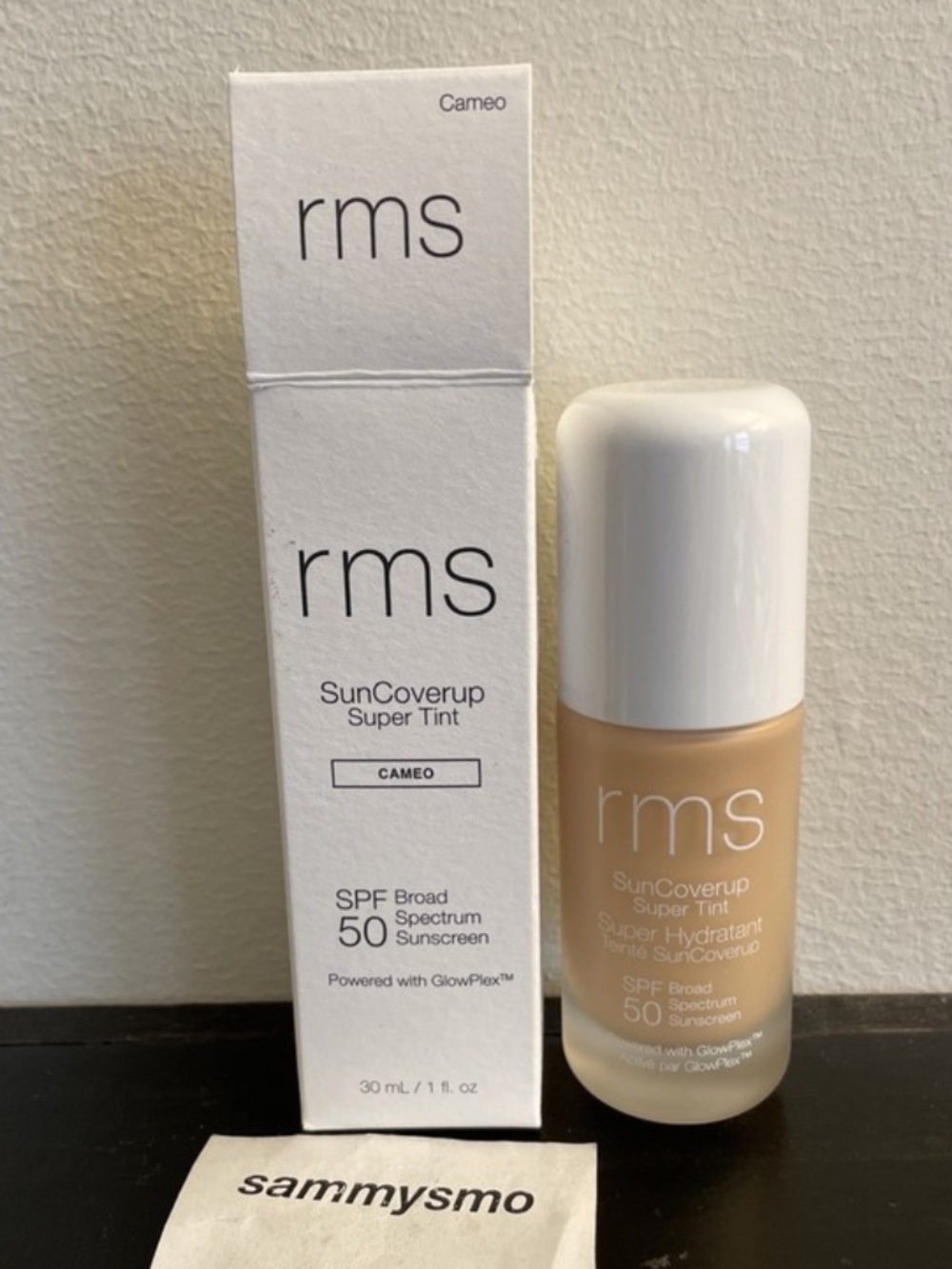 RMS SunCoverup Super Tint CAMEO Broad Spectrum SPF 50 Sunscreen 1oz Exp 12/26